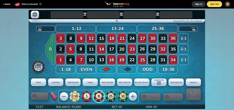 Boomerang bet casino, boomerang casino bonus